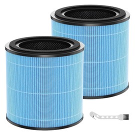 AP0601 Replacement Filter Suitable for Airtok AP0601 Air Purifier 4-in-1 H13 Replacement HEPA Filter Activated Carbon Filter Pre-Filter, Pack of 2