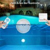 COOLWEST LED Pool Lighting, 72 W RGB Underwater Light, Multi