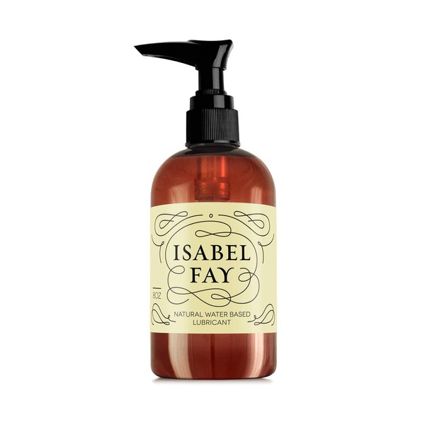 8 Oz, NO Parabens NO Glycerin, Natural Personal Lubricant for Sensitive Skin, Isabel Fay - Water Based - Best Personal Lube for Women and Men (8 Fl OZ)