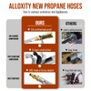 12FT Propane Hose Quick Connect Fittings for RV to Grill