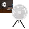 Tripod Stand Fan USB Rechargeable Retractable Portable Camping Fan Hanging