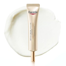 Eucerin Hyaluronic Filler + Elasticity Eye Care SPF 20 15 ml, Anti-Age Eye Cream Tightens the Eye Area and Brightens Dark Eye Shadows, Formula with Hyaluronic Acid and Collagen