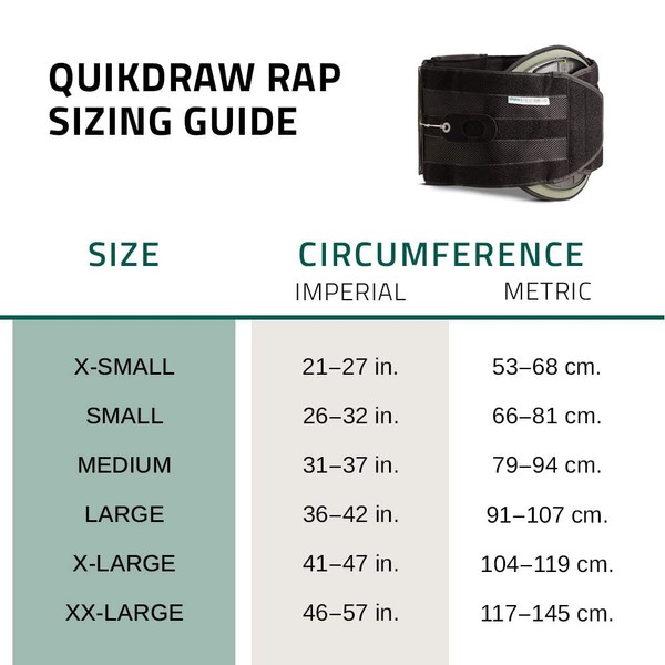 Aspen QuikDraw RAP Back Brace with Regular Anterior Panel -