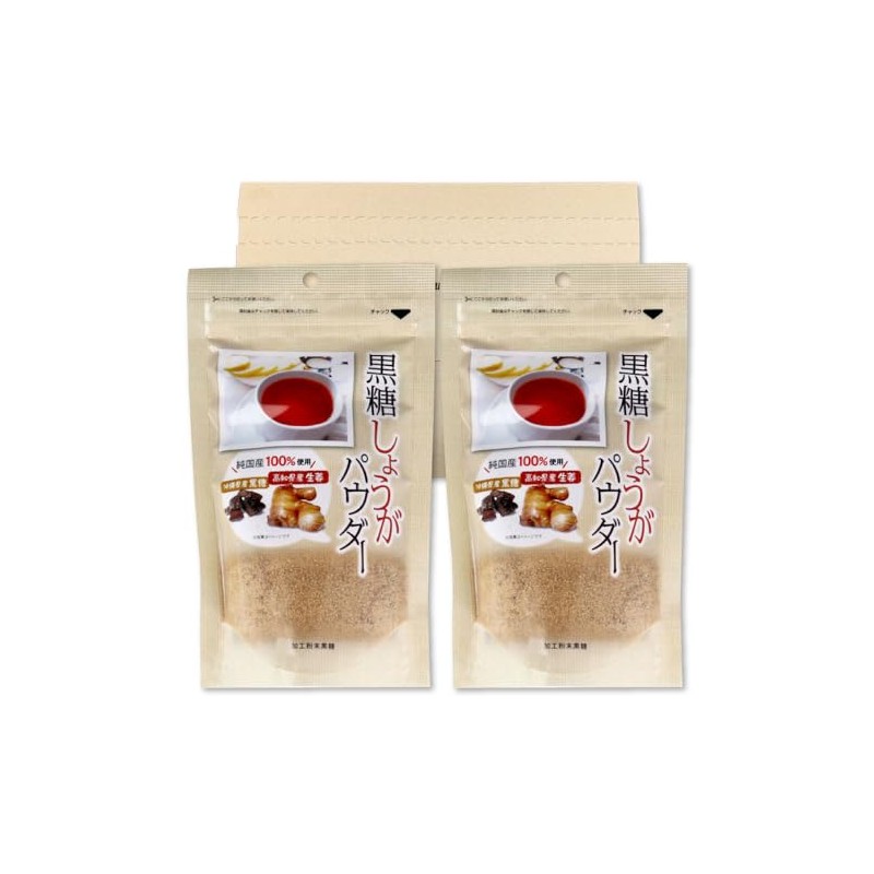 Ajigen Brown Sugar Ginger Powder, 8.8 oz (250 g) x