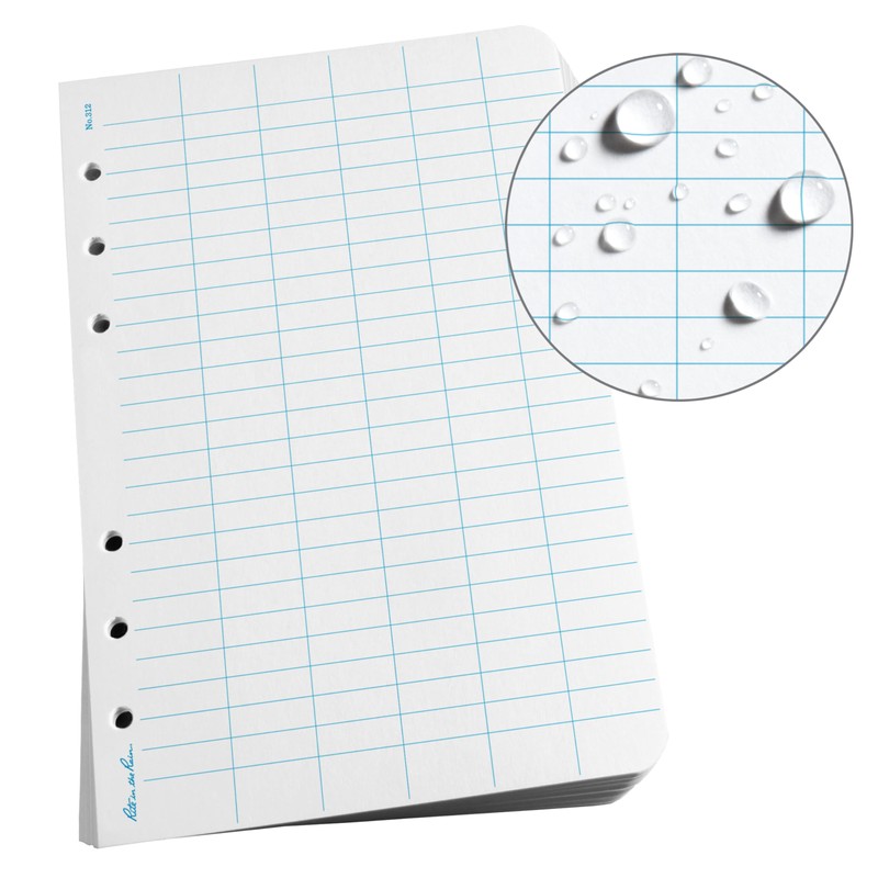 Rite in the Rain Weatherproof Loose Leaf Paper, 4.625" x