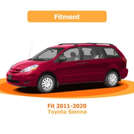 WeiSen 4-Pin Trailer Wiring Harness with Plug & Play Connector for Trailer Taillight & Brake Turn Signal Compatible with Toyota Sienna Van 2004-2010 2nd Gen