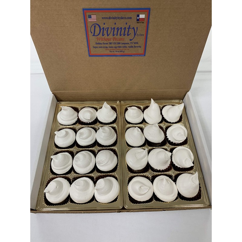 24 Piece Divinity Gift Box (Without Pecans) Old Fashioned Divinity,
