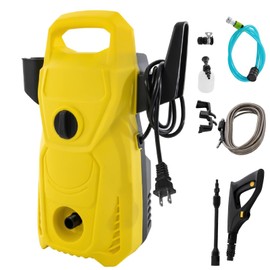 Electric Pressure Washer, 2175 PSI 1.4 GPM Power Washer with 32.8 FT Hose, Adjustable Nozzle - Linear, Fan Shape and Foam, 250 ML Foam Tank for Cars, Fences, Driveways, Patios, Home Cleaning