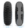 Felixstory 4.10/3.50-6 Tire and Aluminum alloy wheel Assemblies, 40% rubber