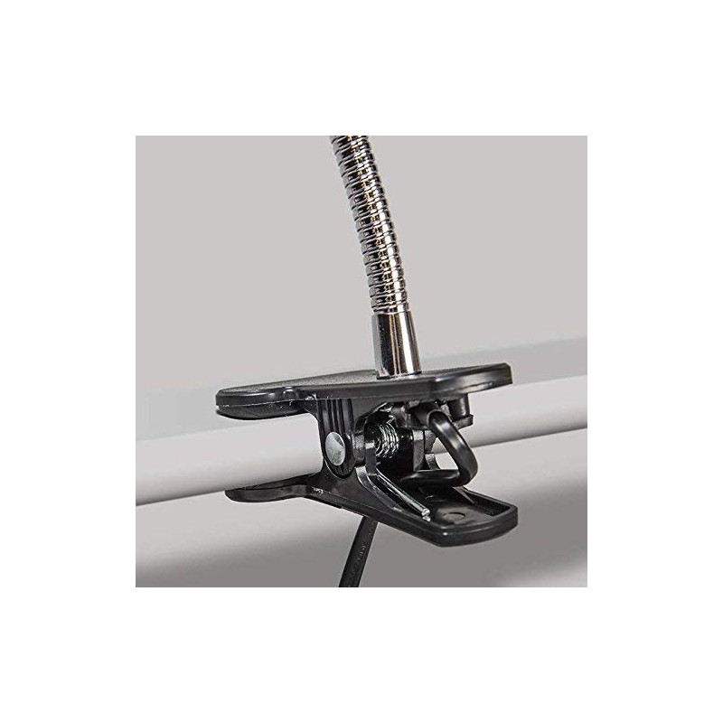 Clamp Lamp Funnel LED Black