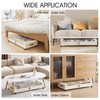 Yecaye Under Bed Storage with Wheels 2Pack, 70L Larger Capacity