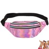 Bum Bag Metallic Waist Bag Fashionable, purple, NO