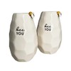 A K Lifestyle Mini Bee Bud Vase Set of 2pcs