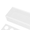 Clear Acrylic Vase Rectangular Elegant Centerpiece Flower Vase for Home