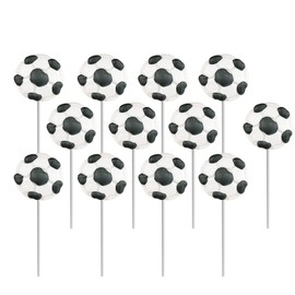 Soccer Lollipops Suckers Sports Pops, 2" Suckers (12-Pack)