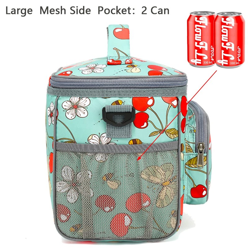 FlowFly Insulated Reusable Lunch Bag Adult Large Lunch Box for
