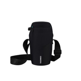 Corkcicle Crossbody Water Bottle Sling Bag - Adjustable Strap - Padded Interior Pocket - Fits 16 oz to 40 oz Tumblers - Summer Drinkware Gift - Black