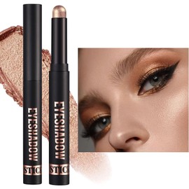 Sombra De Ojos En Barra, Iluminadores Maquillaje Lápiz De Sombra De Ojos, Glitter Para De Ojos En Crema Kit De Maquillaje Seductores, Altamente Pigmentados (B)