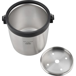 Wahei Freiz Fortec House Stainless Steel Ice Pail 0.4 gallons (1.7 L) w/ Perforated Plate FHR-6346 