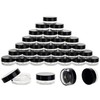 50 Count 3 Gram Sample Containers, Clear Lip Balm Containers