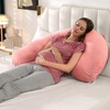 BATTOP Pregnancy Pillow for Sleeping,Body Maternity Pillow with Cooling Cover,Support