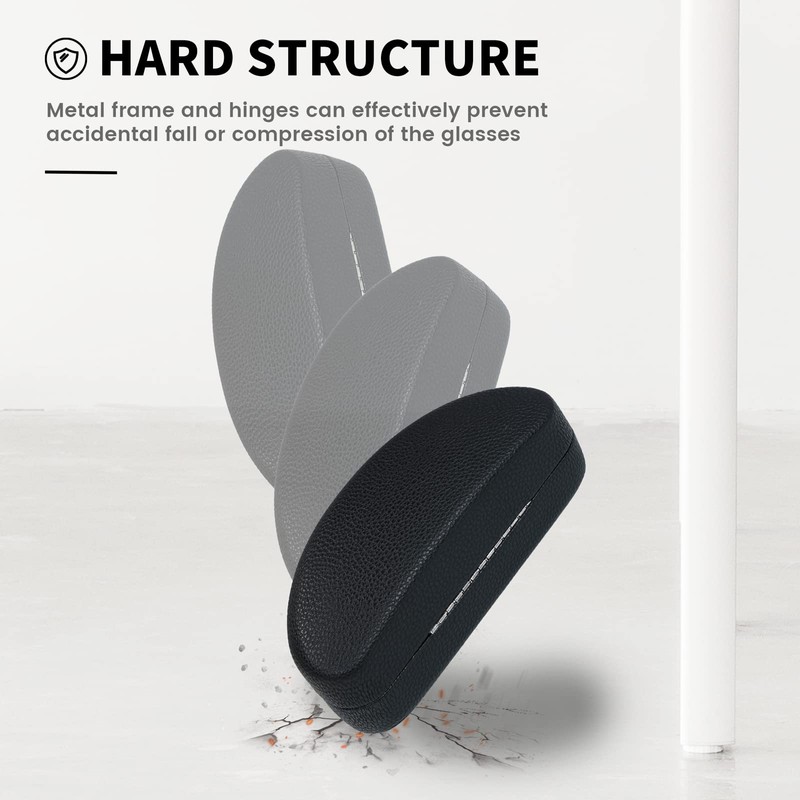 molshine Hard Shell Sunglasses Case,Classic Large Glasses Case for Sunglass,Eyeglasses