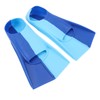 2pcs Swim Fins 2 Colour Blue Silicone Anti Slip Swimming