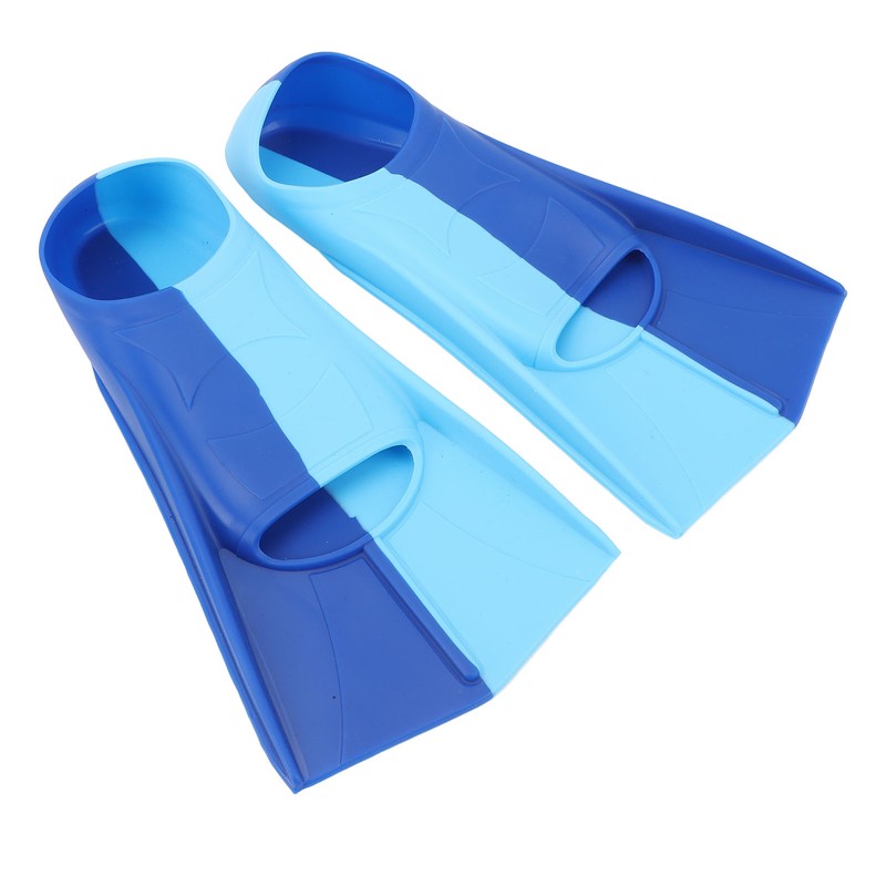 2pcs Swim Fins 2 Colour Blue Silicone Anti Slip Swimming
