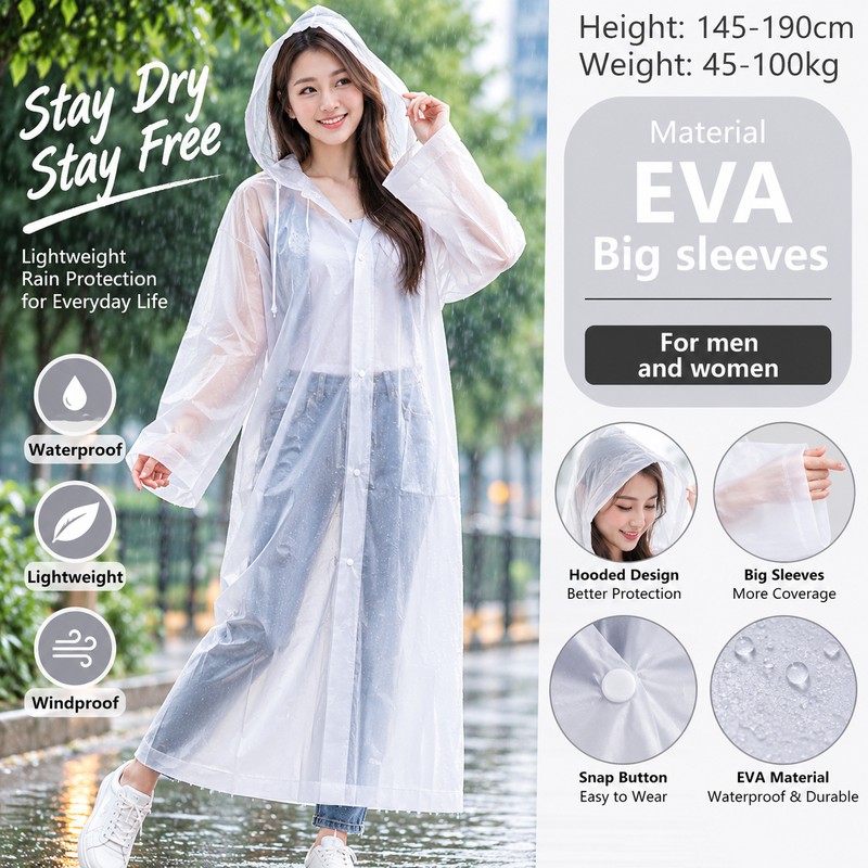 Raincoat Women Men Impermeable Thickened Waterproof Raincoat Tourism Outdoor Hiking