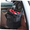 Alipis Foldable Car Trash Can with Lid Portable Automotive Garbage