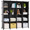 Neprock 16 Cubby Storage Organizer, Closet Clothes Storage Organizer, Cube