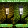 BITPOTT Solar Pathway Lights Outdoor, 8 Pack LED Warm White