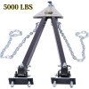 Unbranded Adjustable Towing Bar Bumper Mount w/ 2X Chains Universal