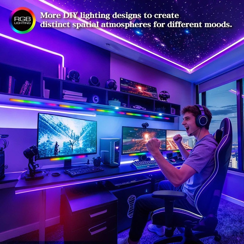 FenglinWisdom RGB LED Monitor Ambient Light Bar, 16 Inch USB