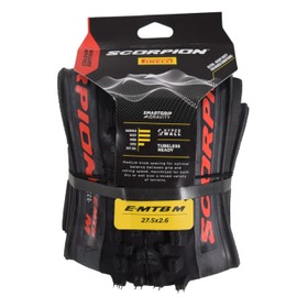 Pirelli Scorpion E-MTB M Red Color Edition Mountain Bicycle Tire 27.5x2.6 - Tubeless High-Performance Tear-Resistant E-MTB Tire for XC Racing, Trail & Enduro Riding (1 Tire)