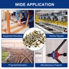 WORKPRO 150Pcs Rivet Nuts, 1/4”-20 Zinc Plated Carbon Steel Rivnut,