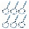 Qrity 20 PCS Eyelet Screws, 20mm Self Tapping Hook, Ring