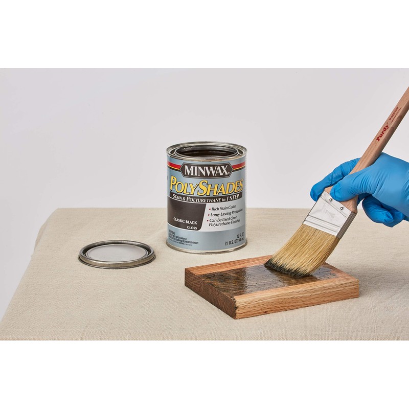 Minwax PolyShades Wood Stain + Polyurethane Finish – Quart, Antique
