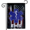 MAIANEY (12"x18") EMS Week Garden Flag EMS Garden Flags American