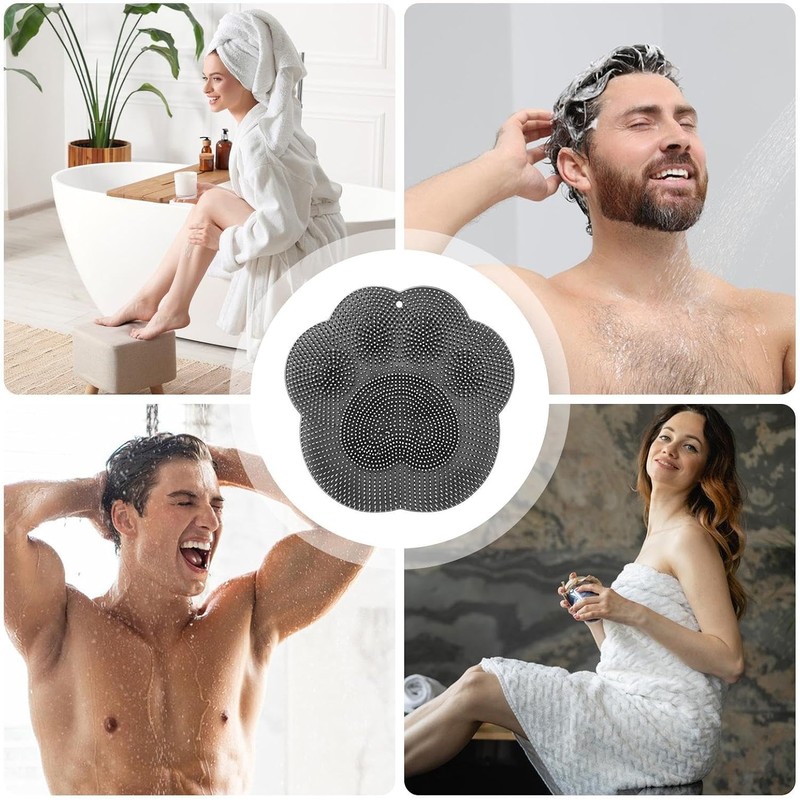 Exfoliante Para Pies En Ducha Ventosas Cerdas Antideslizante