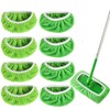 8PCS Reusable Microfiber Mop Pads Washable Wet Pads Compatible with