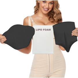 KUSMOO 3 Pack Lipo Foam Ab Board Post Surgery Liposuction Abdominal Compression Board BBL Lumbar Molder Backboard For Liposuction