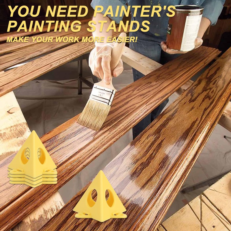50pcs Painter's Painting Stands Pyramids,Painters Pyramids Stands,Painters Pyramids,Mini Triangle Cone