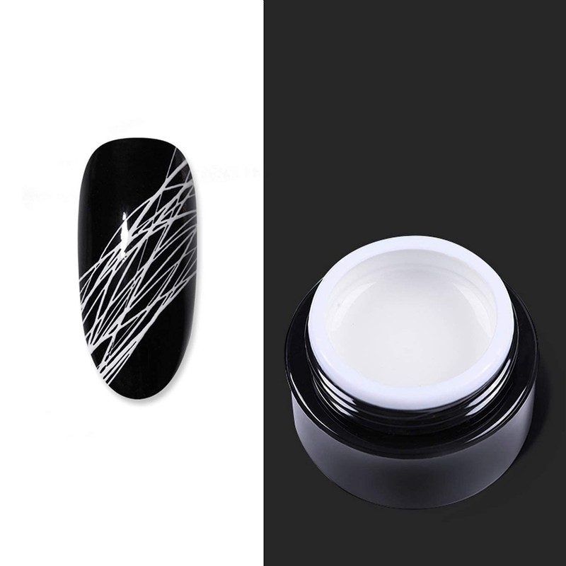 Vonrui White Spider Gel for Nails, White Gel Paint for