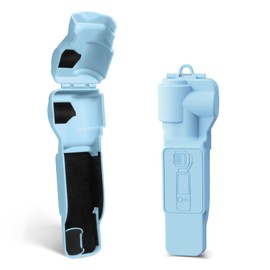 TYUANDOUER Pocket 3 Case Cover, All-in-One Gimbal Lens Cap Screen Protective Cover for DJI Osmo Pocket 3 Creator Combo Accessories with Lanyard Hook - Blue