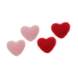 Mikinona 4pcs Stone Manicure Kit for Nail Art Practice DIY Fuzzy Ball Decor Unique Nail Adornments for Women Girls