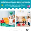 Shappy 4 Pieces 3.5 Inch Foam Dice Cube Jumbo Dice