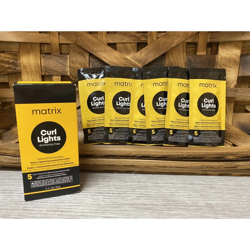 Matrix Curl Lights Step 2 Lightening Accelerator Cream 6 Ct