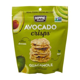 Hippie Snacks, Avocado Crisps, Guacamole, 2.5oz