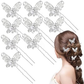 12 PCS horquillas para tocado de novia, Accesorios para peinados de novia